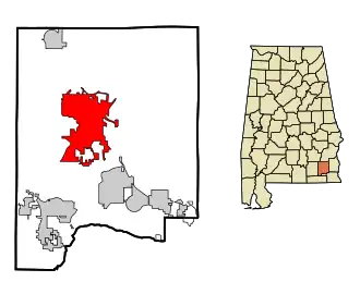 Localisation de Ozark