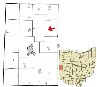 Localisation de Versailles, Ohio