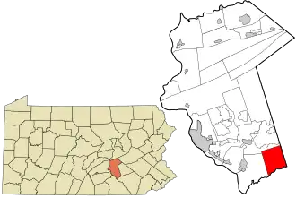 Localisation de Conewago Township