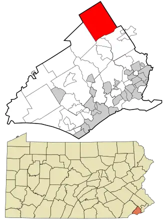 Localisation de Radnor Township