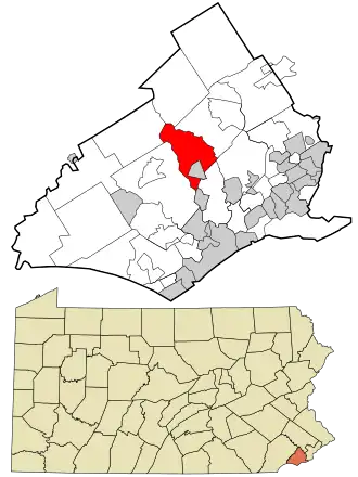 Localisation de Upper Providence Township
