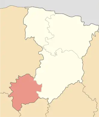 Localisation de Raïon de Doubno