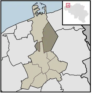 Localisation de Dudzele