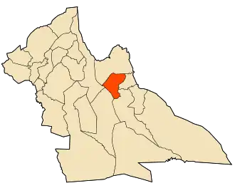 Localisation de Daïra de Laghouat