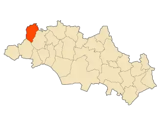Localisation de Ouled Hamla