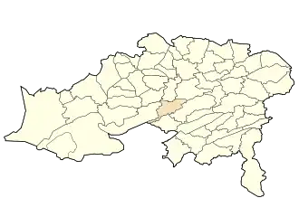 Localisation de Ain Touta