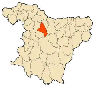 Localisation de Aïn El Hadjar
