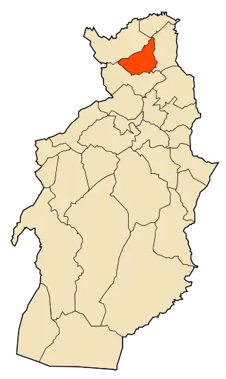 Localisation de Boukhadra