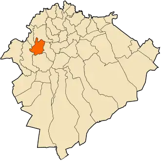 Localisation de Sidi Bakhti