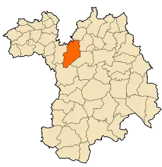 Localisation de Aïn Abbessa