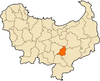 Localisation de El Ghedir