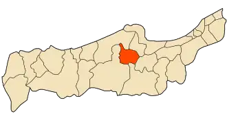 Localisation de Sidi Amar