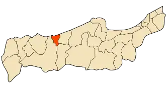 Localisation de Hadjret Ennous