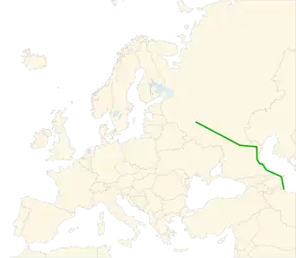 Itinéraire de la route européenne 119