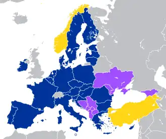 Carte de l'organisation