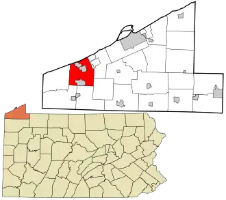 Localisation de Girard Township