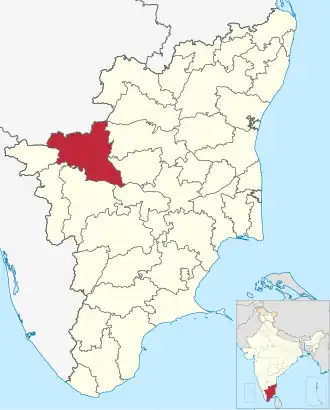 Localisation de District d'Erode