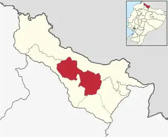 Localisation de Canton d'Espejo