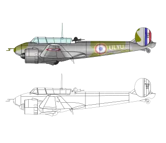 Vue de l'avion.
