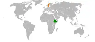 Suède et Éthiopie