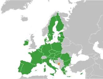 Monténégro et Union européenne