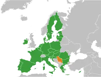 Serbie et Union européenne