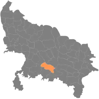 Localisation de District de Fatehpur फ़तेहपुर ज़िला