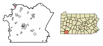 Localisation de Fayette City