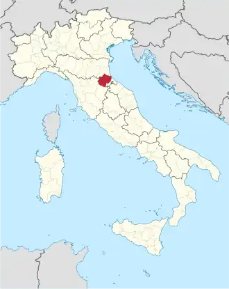 Localisation de Province de Forlì-Cesena