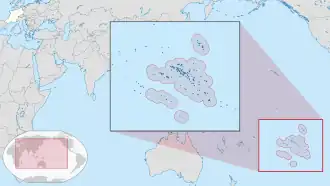 Localisation de Polynésie française