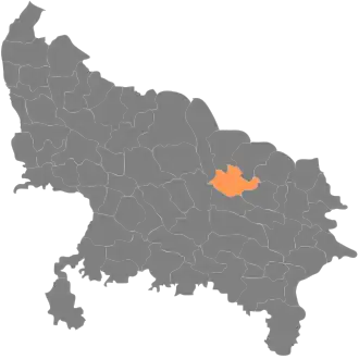 Localisation de District de Gonda गोंडा जिला