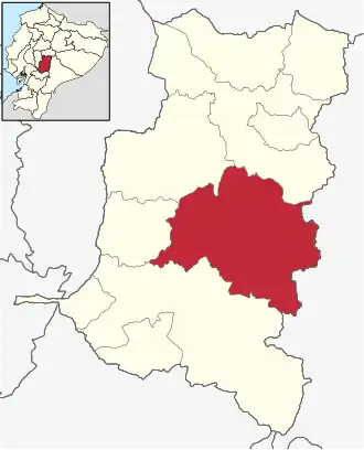 Localisation de Canton de Guamote