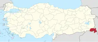 Localisation de Hakkari
