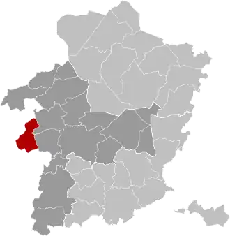 Localisation de Halen