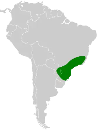 Description de l'image Haplospiza unicolor map.svg.