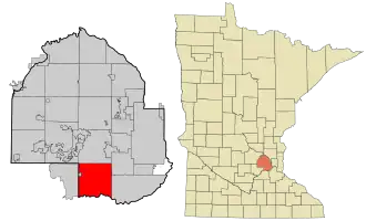Localisation de Eden Prairie