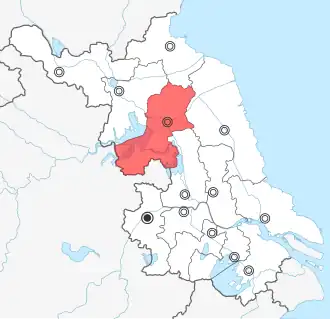 Localisation de Huai'an