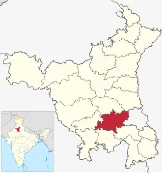 Localisation de District de Jhajjar झज्जर जिला