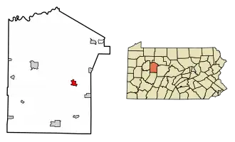 Localisation de Reynoldsville