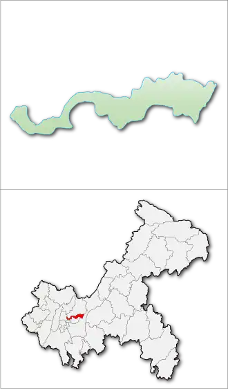 Localisation de Jiāngběi Qū