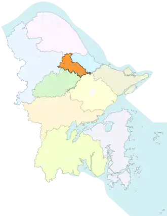 Localisation de Jiāngběi Qū
