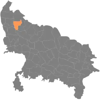 Localisation de District d'Amroha ज्योतिबा फुले नगर ज़िला