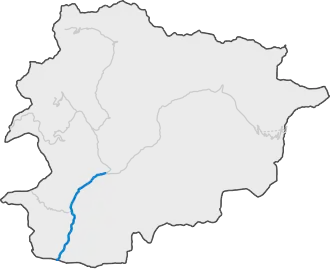Image illustrative de l’article Route principale 1 (Andorre)