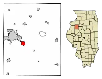 Localisation de Knoxville