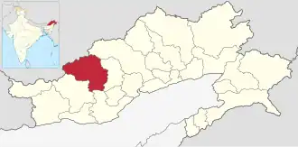 Localisation de District de Kurung Kumey