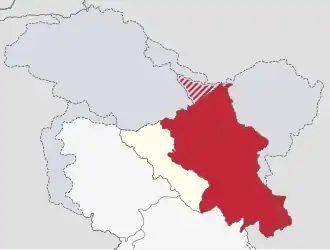 Localisation de District de Leh