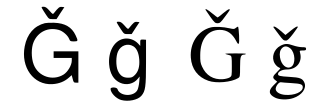 Image illustrative de l’article Ǧ