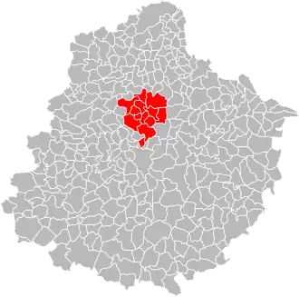 Localisation de Communauté de communes Maine Cœur de Sarthe