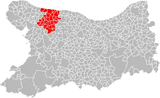 Localisation de Communauté de communes de Bayeux Intercom