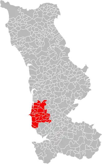 Localisation de Communauté de communes Granville, Terre et Mer